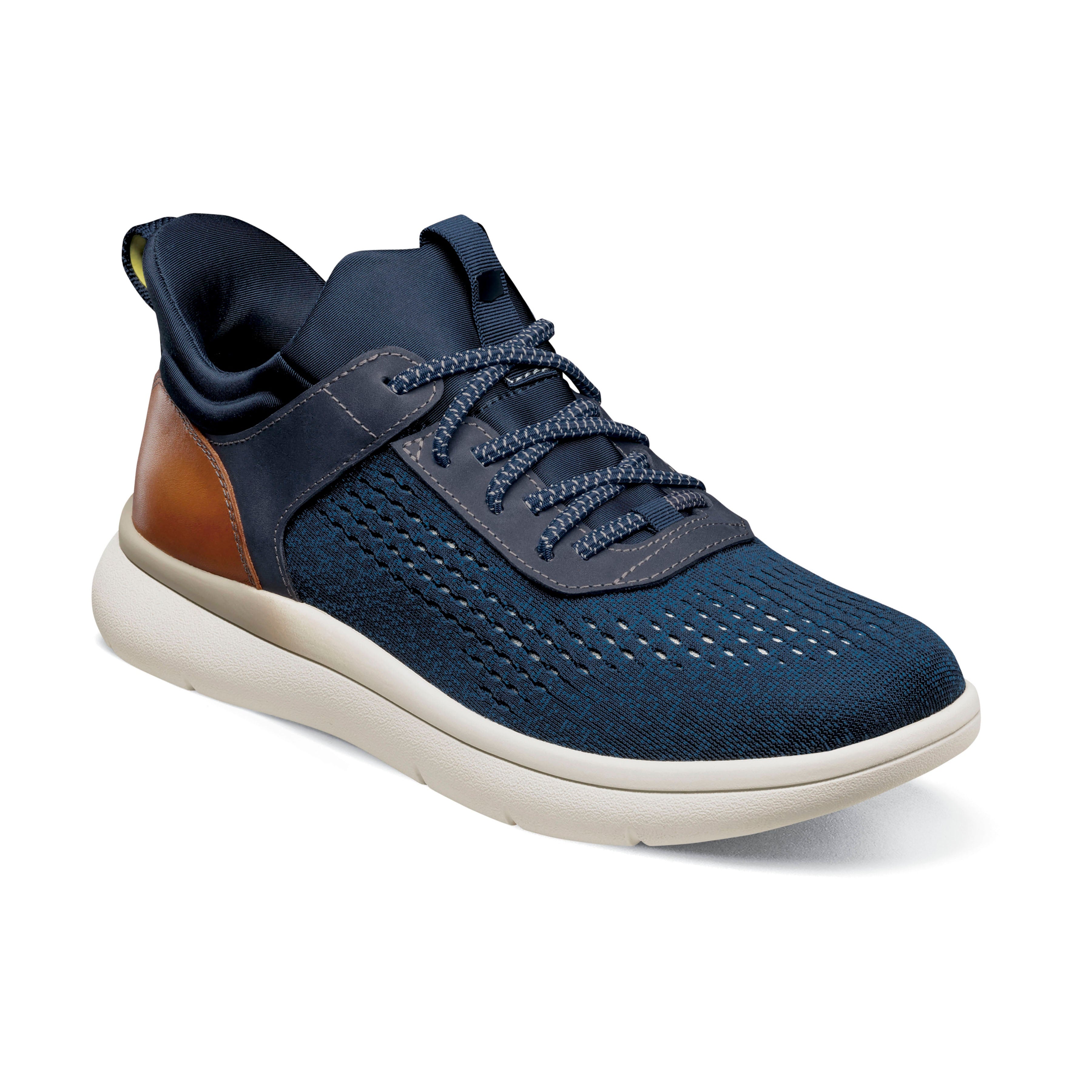 FLEET KNIT ELASTIC LACE SNEAKER
