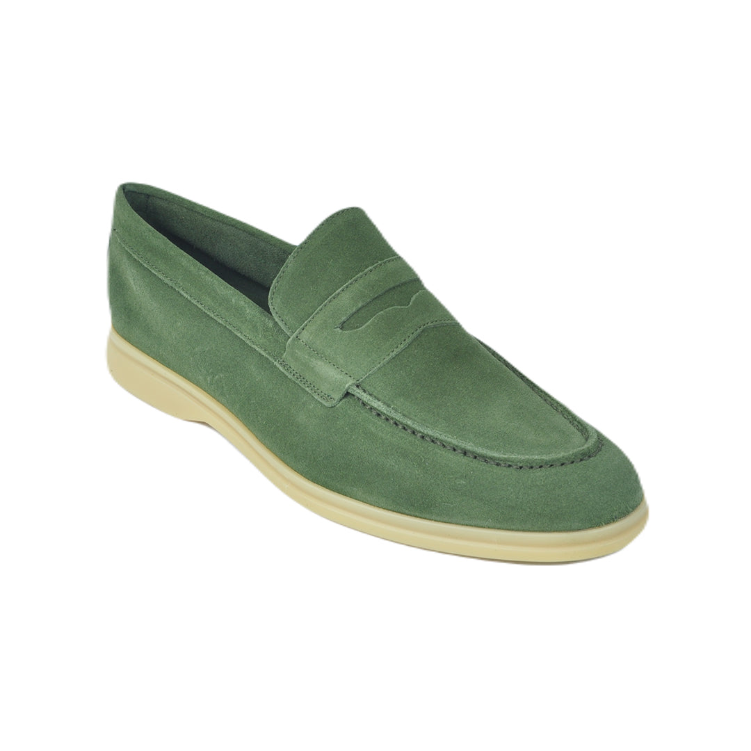 ALLORO PENNY LOAFER SUEDE — Imperial men's suede loafers, Florsheim Lebanon