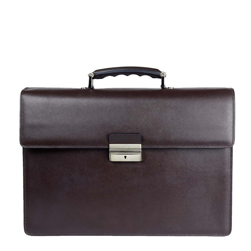 LONDRA BRIEFCASE SAFIANO