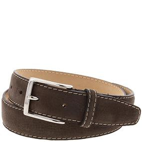 CASUAL BELT SUEDE DARK BROWN
