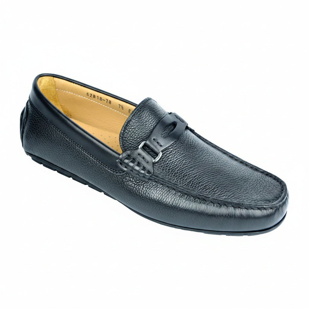 JET GRAIN MOCCASIN